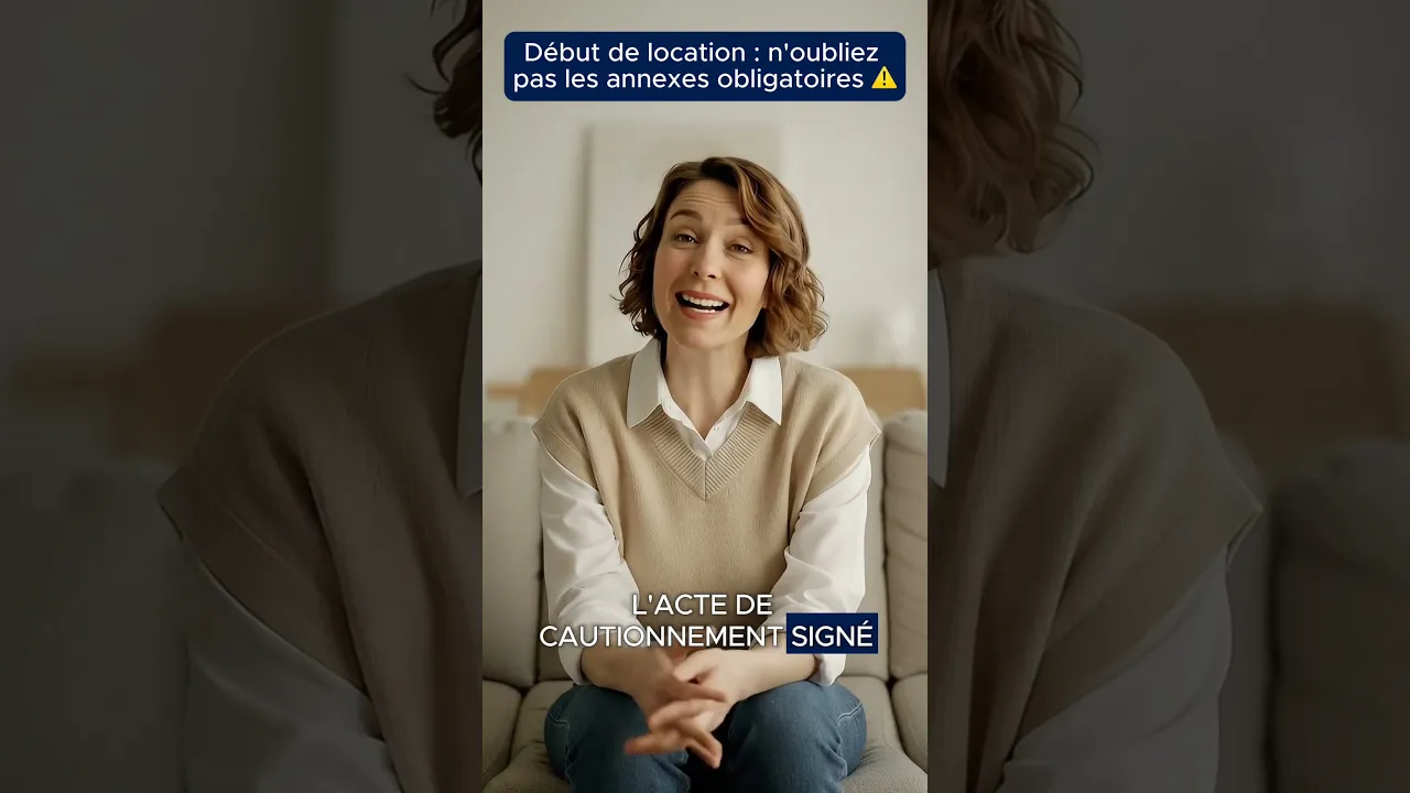 Début de location : n'oubliez pas les annexes obligatoires !