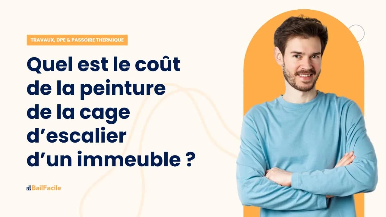 Quel est le coût de la peinture de la cage d'escalier d'un immeuble ?