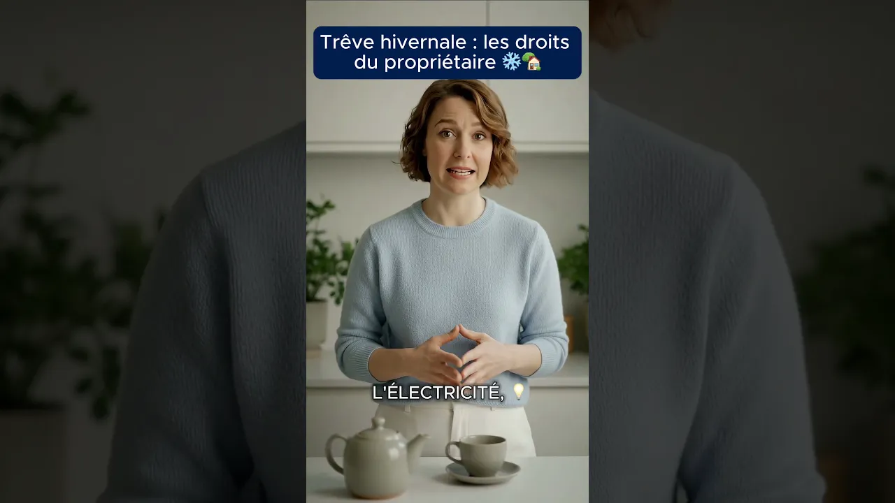 Trêve hivernale : les droits du propriétaire