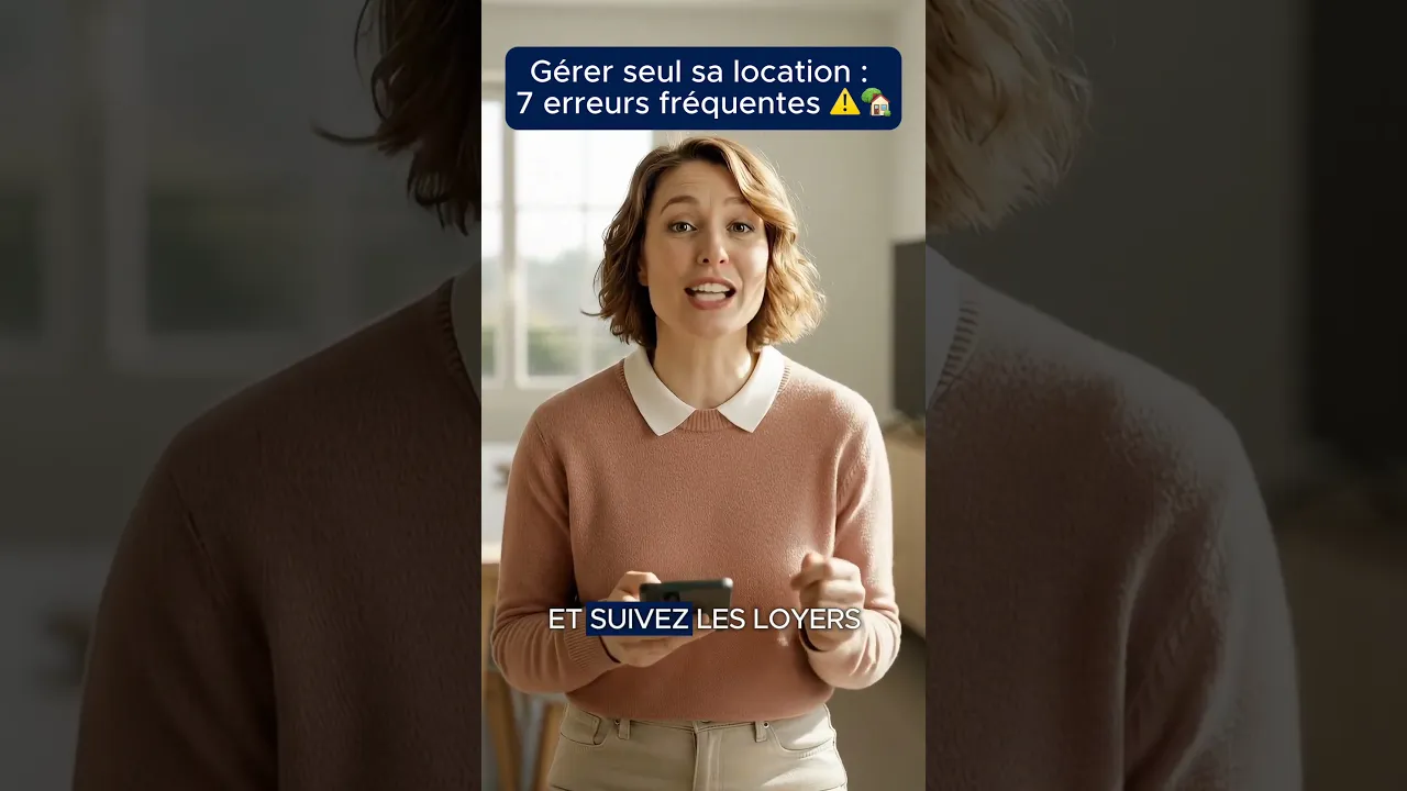 Gérer seul sa location : 7 erreurs fréquentes !