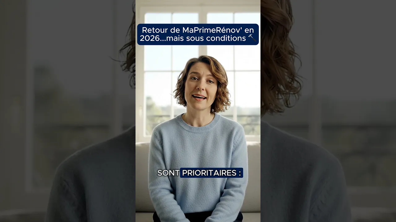 Retour de MaPrimeRénov' en 2026... mais sous conditions !