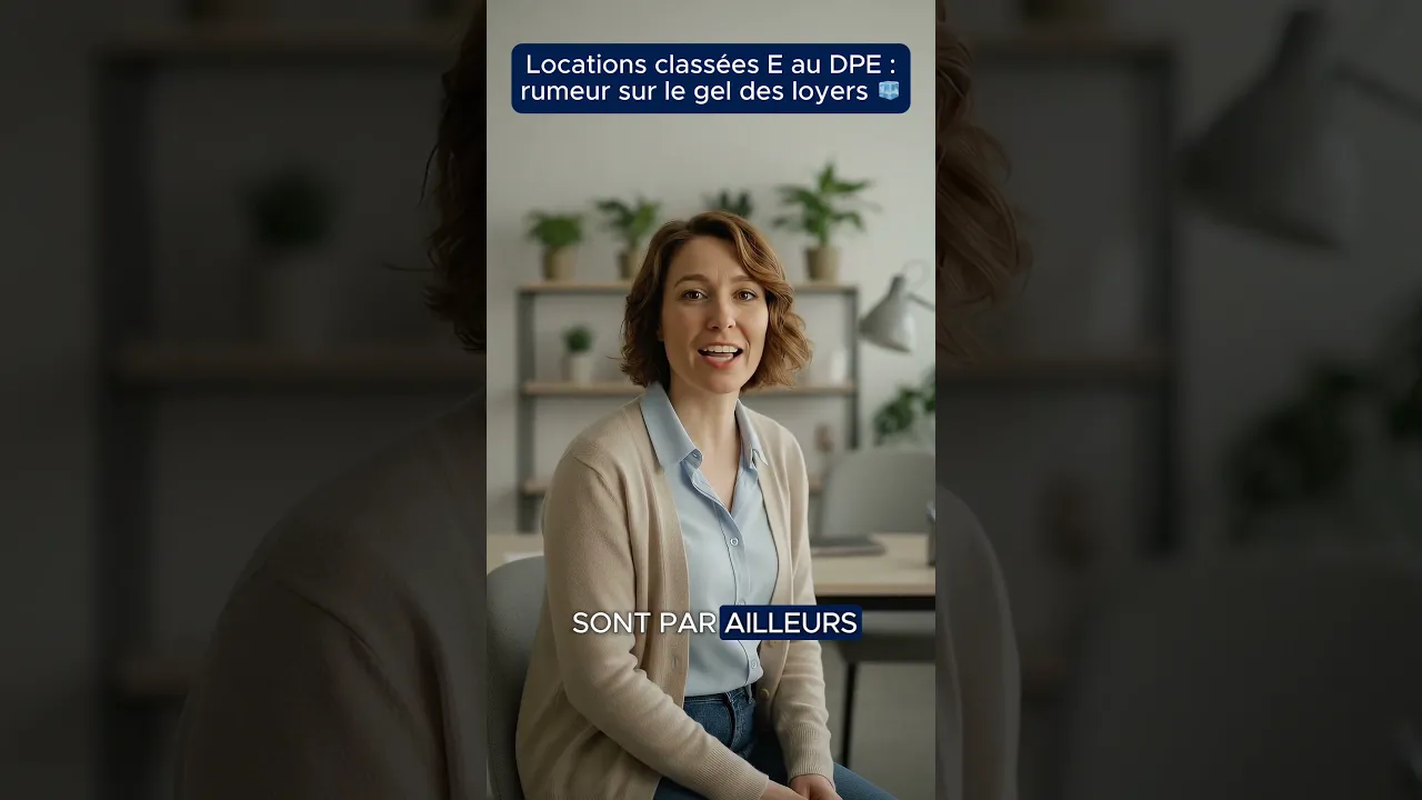 Locations classées E au DPE : rumeur sur le gel des loyers.