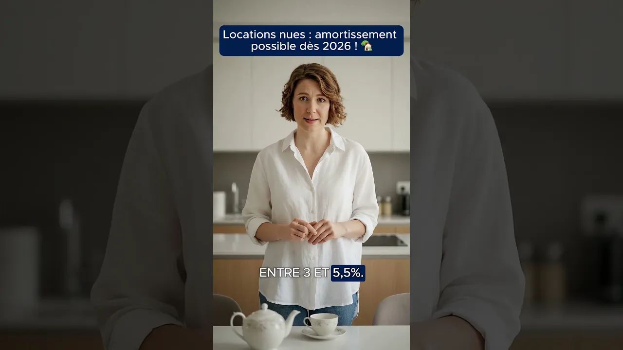 Locations nues : amortissement possible dès 2026 !